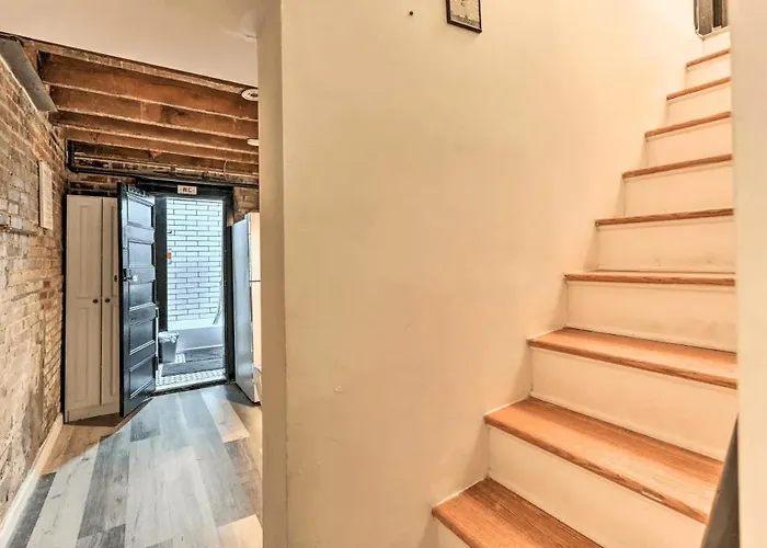 1850S Historic Row House 7Min Train To Nyc With Private Backyard